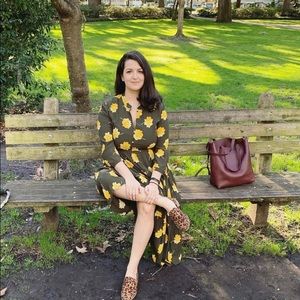 Madewell midi/maxi floral dress L